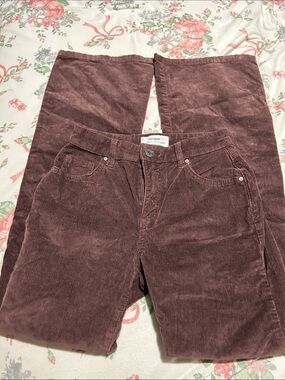 Cotton On Women's Corduroy Boot Cut Pants - Dusty Brown